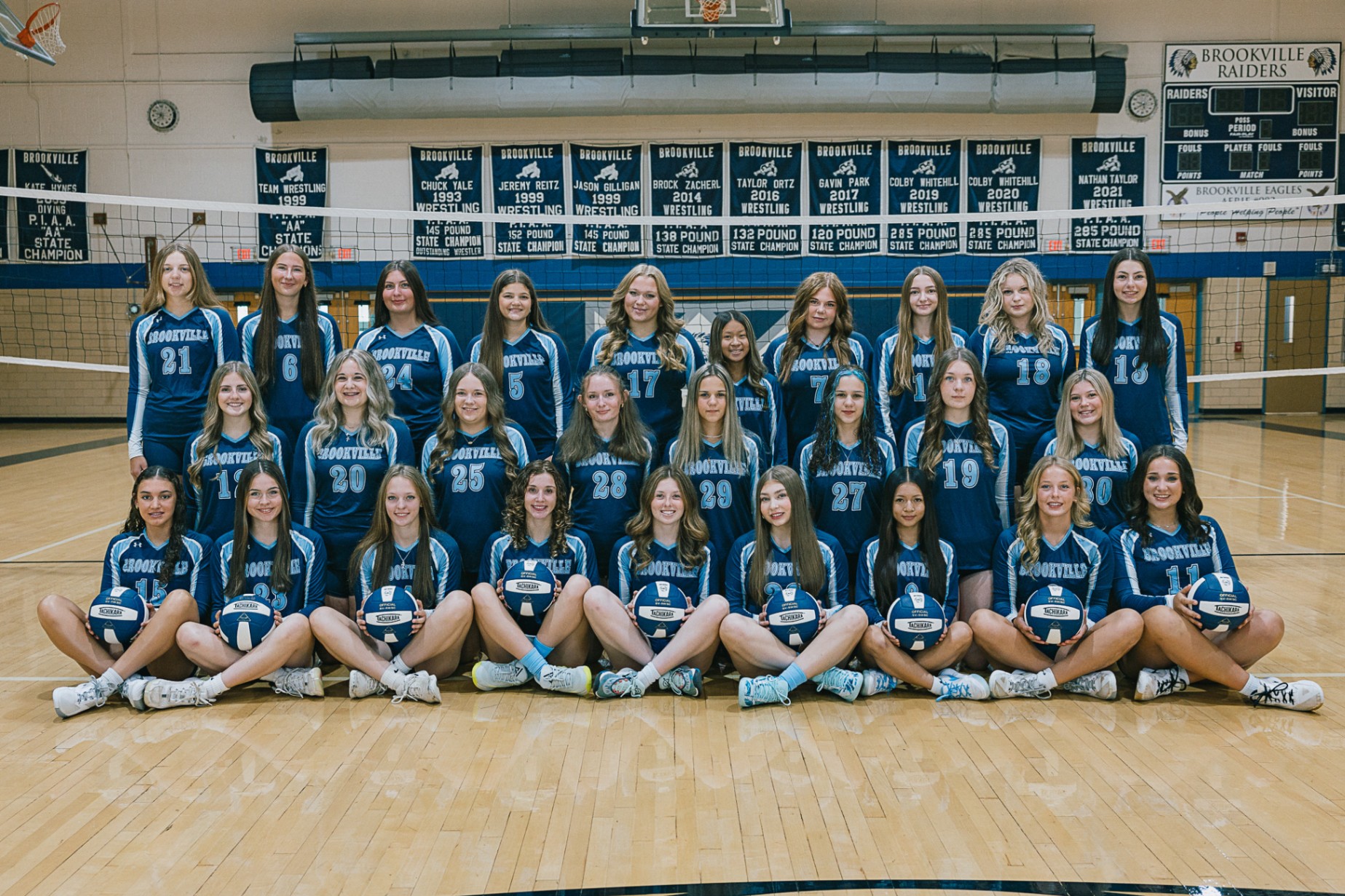 Volleyball team photo.